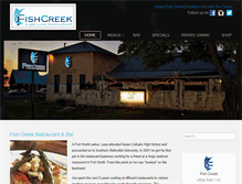 Tablet Screenshot of eatfishcreek.com